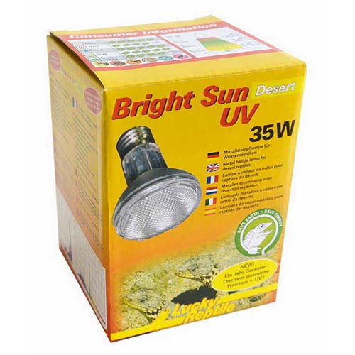 LUCKY REPTILE Лампа 3 в 1 "Bright Sun UV Пустыня 35Вт"