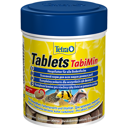 TetraTablets TabiMin корм для сомов и донных рыб, 58 таблеток