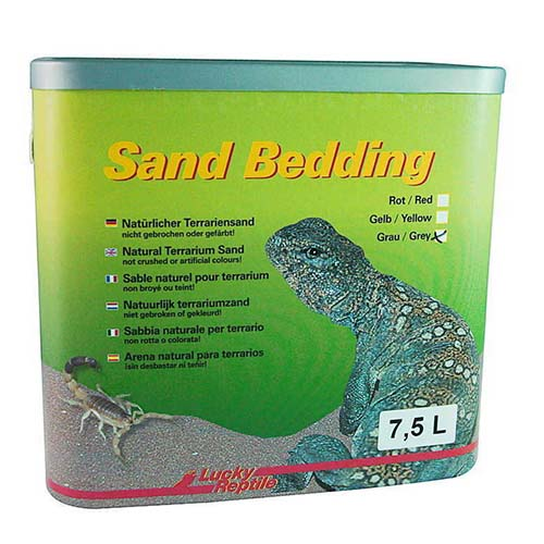 LUCKY REPTILE Песок для террариумов "Sand Bedding", серый, 7.5л
