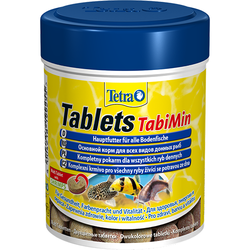 TetraTablets TabiMin корм для сомов и донных рыб, 120 таблеток
