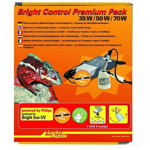 LUCKY REPTILE Комплект для 3в1 ламп "Bright Control Premium Pack 35-70Вт"