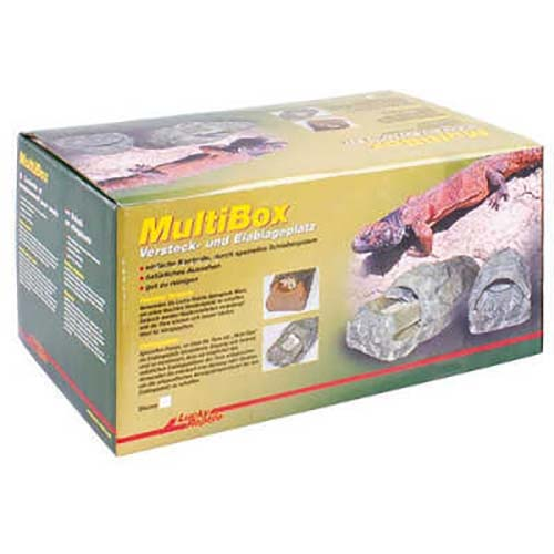 LUCKY REPTILE Укрытие для рептилий "MultiBox", имитация камень, 45х25х23см