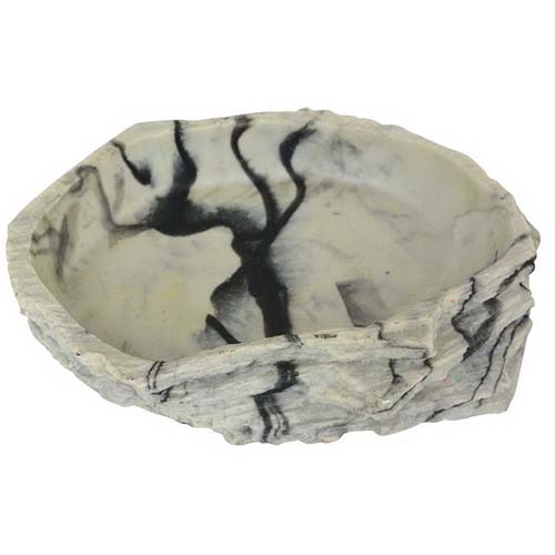 LUCKY REPTILE Кормушка-поилка для рептилий "Granite", 30х22х6см