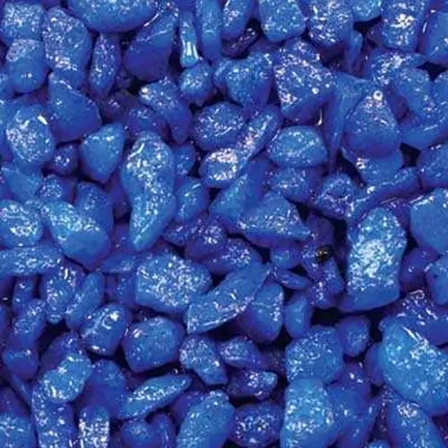 Грунт цветной "экстра синий" 3-5мм вес-1кг для аквариума (ЗОшт/уп) (АкваГрунт)